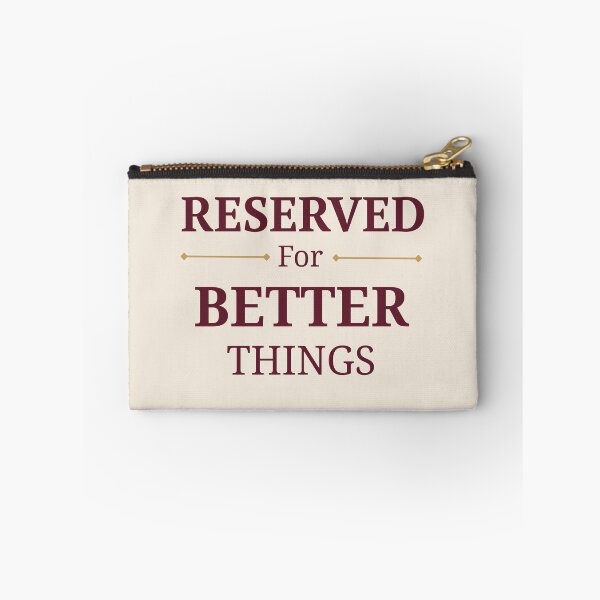 Item preview, Reserved For Better Things | Burgundy Serif & Gold Divider Typography designed and sold by Sparkle First Co..