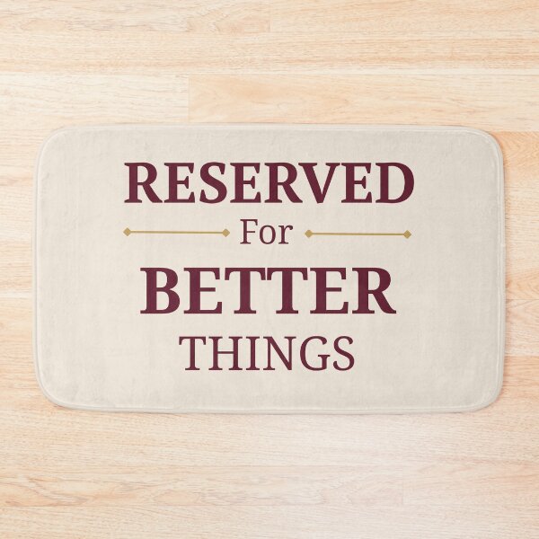 Item preview, Reserved For Better Things | Burgundy Serif & Gold Divider Typography designed and sold by Sparkle First Co..