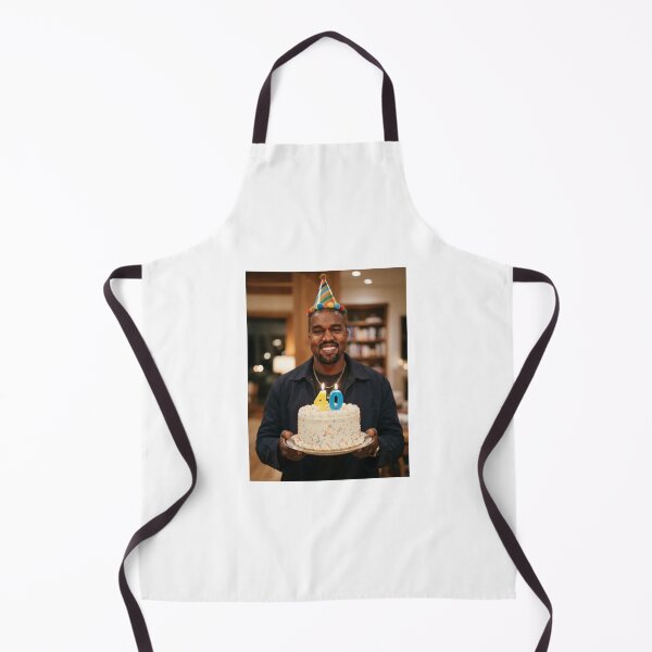 Item preview, Kanye west 40th Birthday happy party funny prank meme memes designed and sold by CheeseBlueprint.