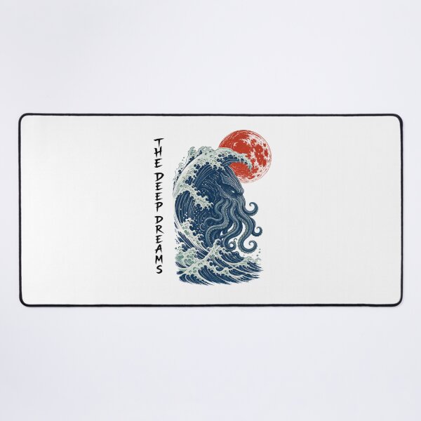 Item preview, The Deep Dreams: Cthulhu Beneath the Great Wave designed and sold by Fenay Designs.