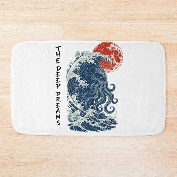 Item preview, The Deep Dreams: Cthulhu Beneath the Great Wave designed and sold by Fenay Designs.
