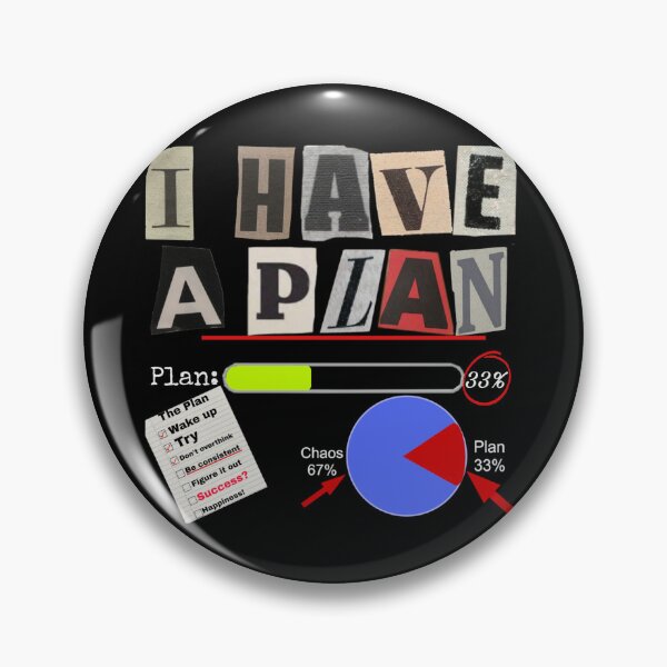 Item preview, I HAVE A PLAN | 33% Plan, 67% Chaos | Funny Graphic T-Shirt designed and sold by FuzzDrive.