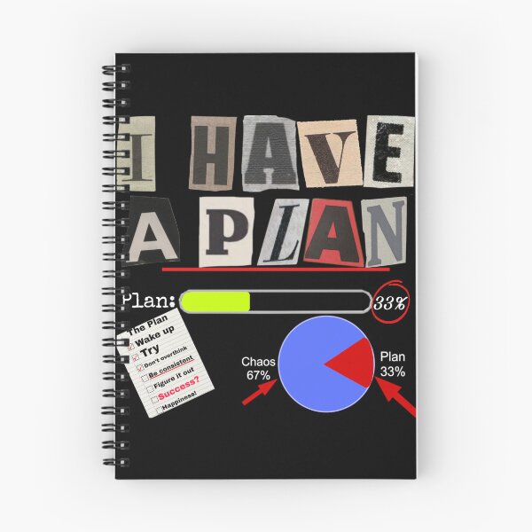 Item preview, I HAVE A PLAN | 33% Plan, 67% Chaos | Funny Graphic T-Shirt designed and sold by FuzzDrive.