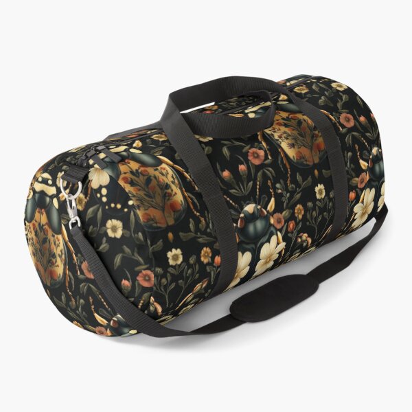 Aperçu de l'œuvre Motif floral botanique gothique vintage de scarabée par Moose Disco créée et vendue par MooseDisco.