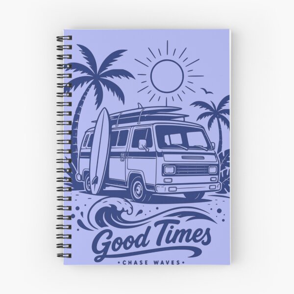 Item preview, Surf Bus Good Times Vintage Retro Beach Design designed and sold by RajDeals.