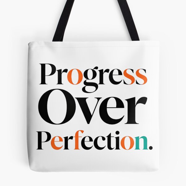Item preview, Progress Over Perfection  designed and sold by Geordesign.