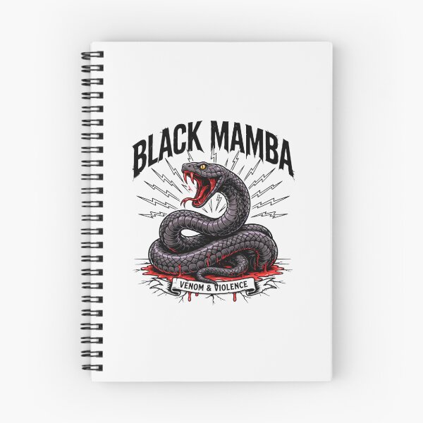Artikelvorschau, Schwarze Mamba, zusammengerollte Schlange (Grafik) entworfen und verkauft von Enea Kelo.