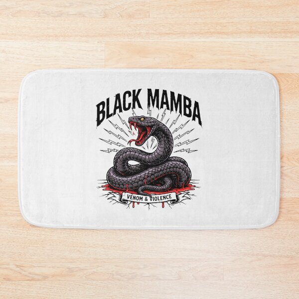 Item preview, Black Mamba Snake Coiled Serpent Graphic designed and sold by Enea Kelo.