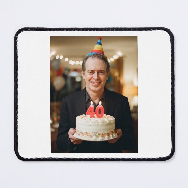 Item preview, Steve buscemi 40th Birthday happy party funny prank meme memes designed and sold by CheeseBlueprint.