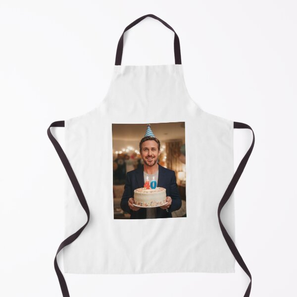 Item preview, Ryan gosling 40th Birthday happy party funny prank meme memes designed and sold by CheeseBlueprint.