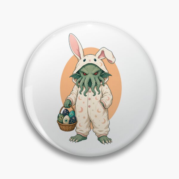 Item preview, Easter Cthulhu in Cozy Bunny Pajamas designed and sold by Fenay Designs.