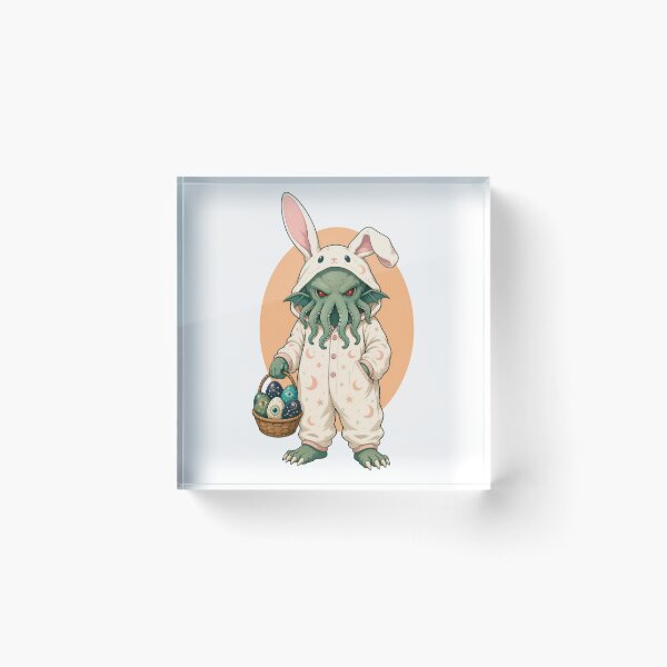 Item preview, Easter Cthulhu in Cozy Bunny Pajamas designed and sold by Fenay Designs.