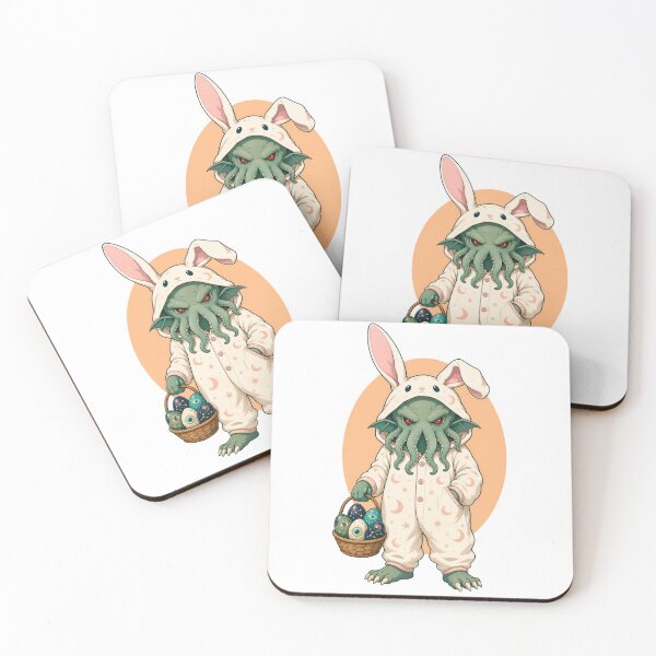 Item preview, Easter Cthulhu in Cozy Bunny Pajamas designed and sold by Fenay Designs.