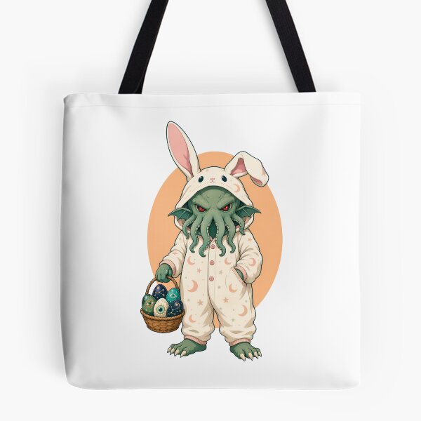 Item preview, Easter Cthulhu in Cozy Bunny Pajamas designed and sold by Fenay Designs.