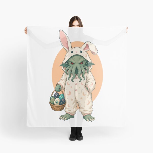 Item preview, Easter Cthulhu in Cozy Bunny Pajamas designed and sold by Fenay Designs.