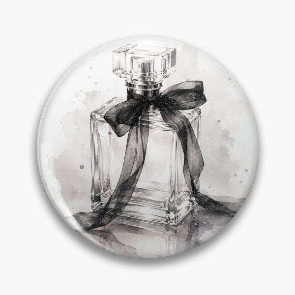 Item preview, Black Ribbon Perfume Bottle Art designed and sold by tmoca.