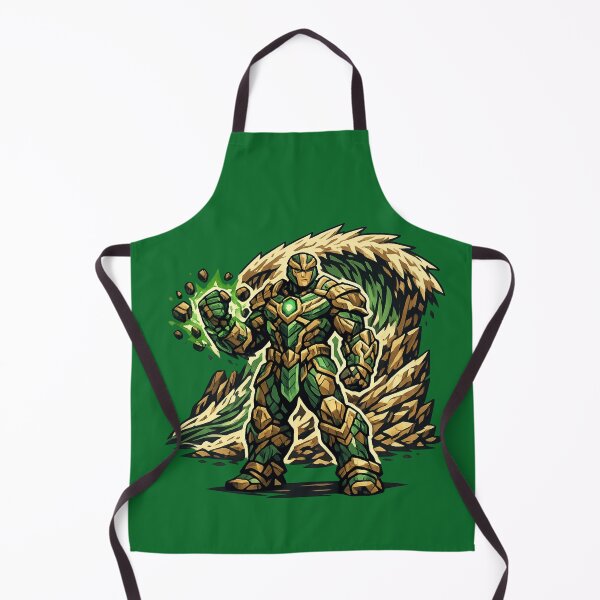 Item preview, Emerald Earth Warrior Green Armor Nature Energy Hero designed and sold by irfanshikh.