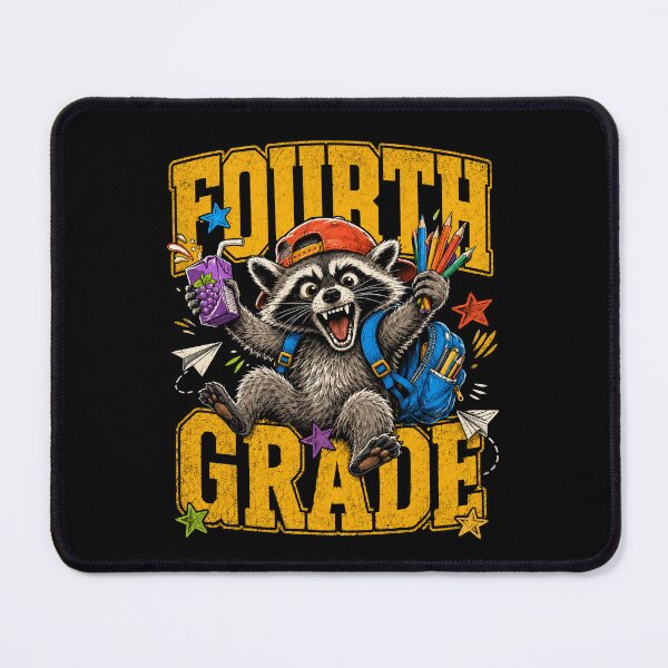 Item preview, Funny Fourth Grade Boy Feral Raccoon Back to School designed and sold by borutawear.