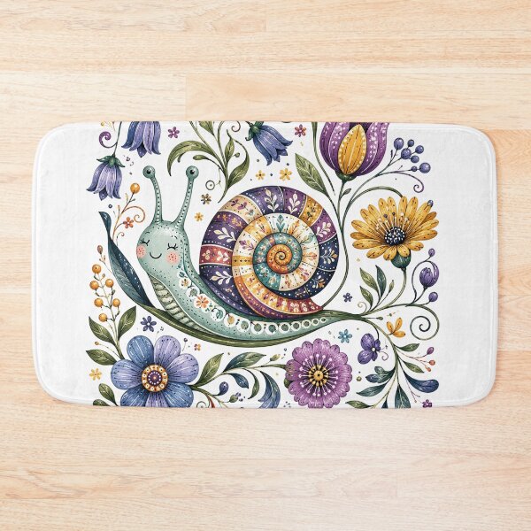 Item preview, Floral Shell Snail designed and sold by PetalGarden.