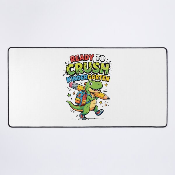 Item preview, Ready To Crush Kindergarten Cute Dinosaur Back To School designed and sold by AmberlightArt.
