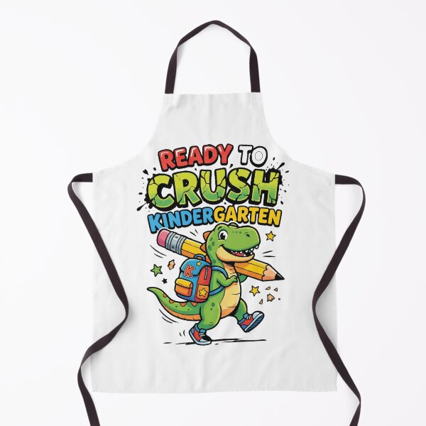 Item preview, Ready To Crush Kindergarten Cute Dinosaur Back To School designed and sold by AmberlightArt.