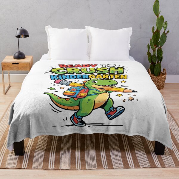 Item preview, Ready To Crush Kindergarten Cute Dinosaur Back To School designed and sold by AmberlightArt.