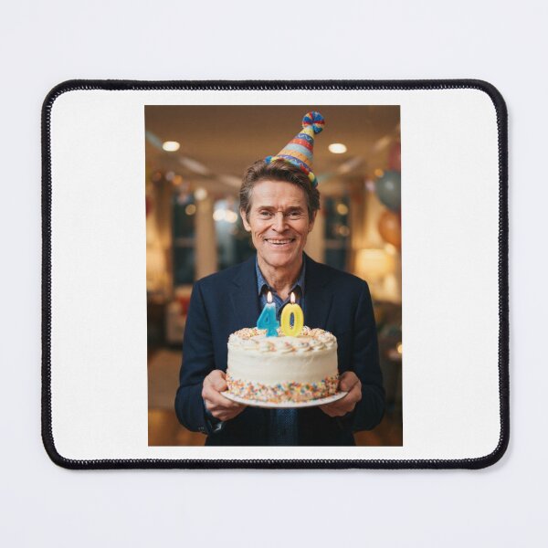 Item preview, Willem dafoe 40th Birthday happy party funny prank meme memes designed and sold by CheeseBlueprint.