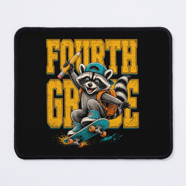 Item preview, Funny Fourth Grade Boy Feral Raccoon Back to School designed and sold by borutawear.