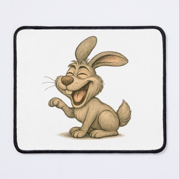 Item preview, Laughing Rabbit – Funny Happy Bunny designed and sold by Yomere.