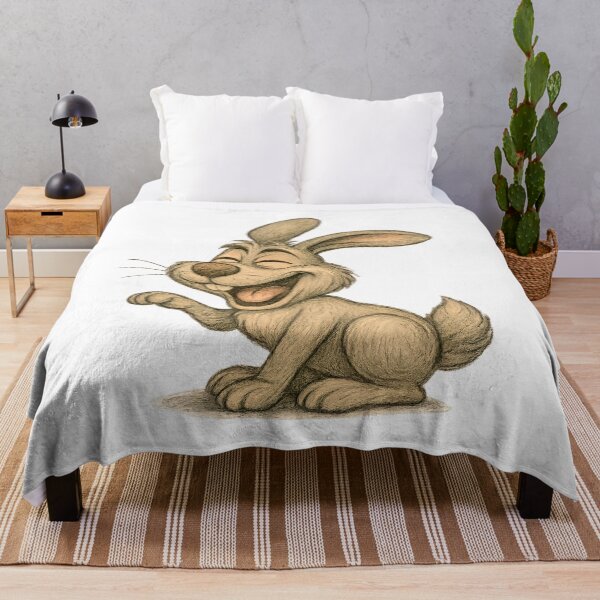 Item preview, Laughing Rabbit – Funny Happy Bunny designed and sold by Yomere.