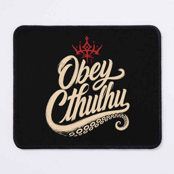 Item preview, Obey Cthulhu: Bold Eldritch Brush Lettering designed and sold by Fenay Designs.