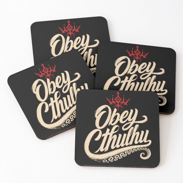 Item preview, Obey Cthulhu: Bold Eldritch Brush Lettering designed and sold by Fenay Designs.