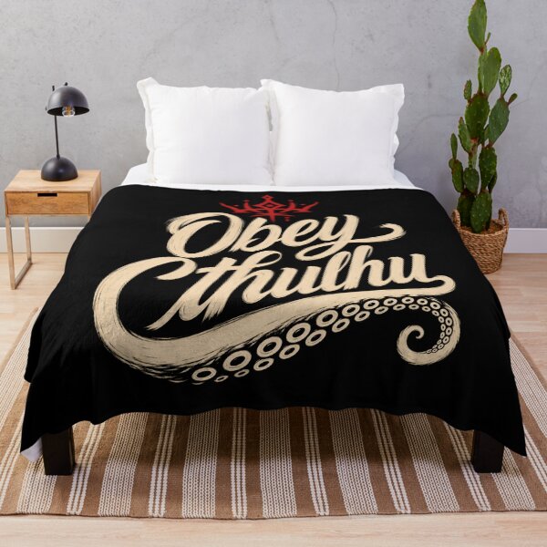 Item preview, Obey Cthulhu: Bold Eldritch Brush Lettering designed and sold by Fenay Designs.