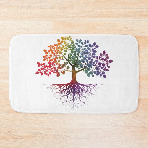Item preview, Rainbow Tree of Life – Colorful Roots and Branches Nature Art designed and sold by Awarrie.