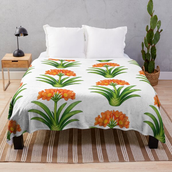 Item preview, Orange Clivia Flower Botanical designed and sold by bubblyn.