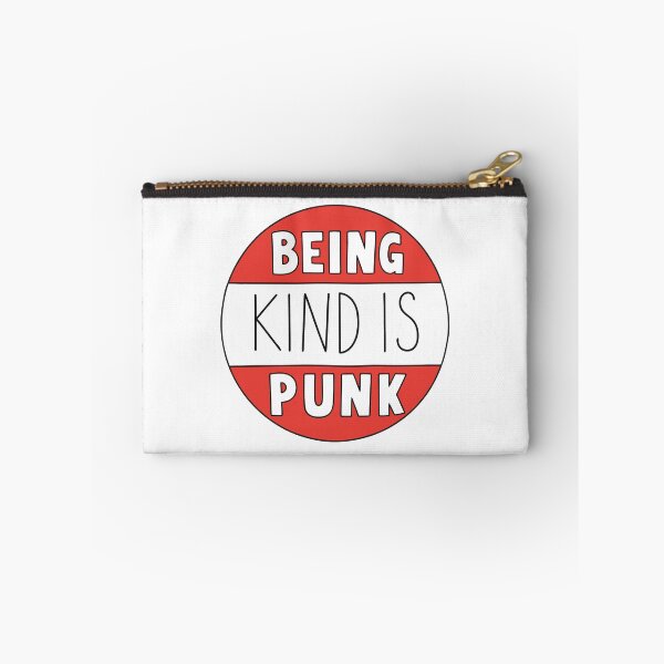 Item preview, Being Kind Is Punk Red Radical Kindness Typography designed and sold by teeperfect.