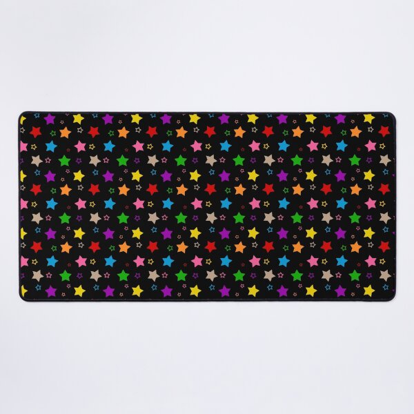 Item preview, Colorful Bright Stars Pattern Design Black  designed and sold by PatternTitan.