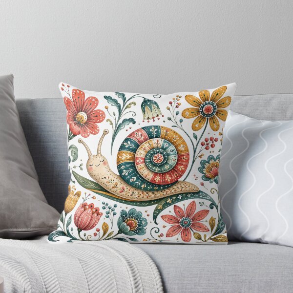 Item preview, Floral Snail designed and sold by PetalGarden.