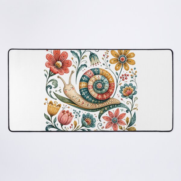 Item preview, Floral Snail designed and sold by PetalGarden.