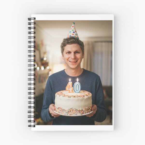 Item preview, Michael cera 40th Birthday happy party funny prank meme memes  designed and sold by CheeseBlueprint.