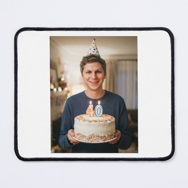 Item preview, Michael cera 40th Birthday happy party funny prank meme memes designed and sold by CheeseBlueprint.