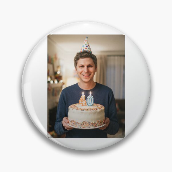 Item preview, Michael cera 40th Birthday happy party funny prank meme memes  designed and sold by CheeseBlueprint.