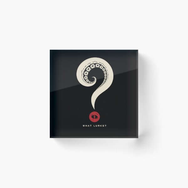 Item preview, What Lurks? Tentacle Question Mark designed and sold by Fenay Designs.