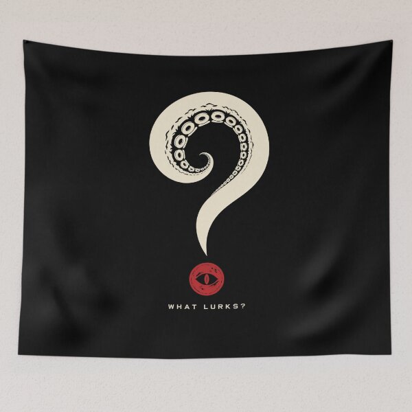 Item preview, What Lurks? Tentacle Question Mark designed and sold by Fenay Designs.