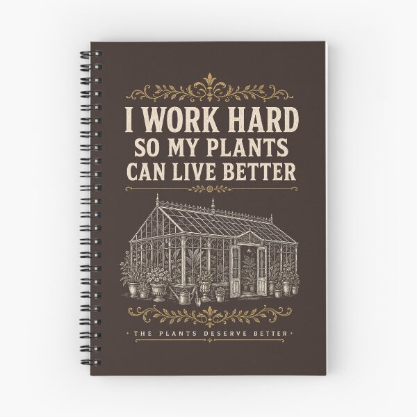 Item preview, I Work Hard So My Plants Can Live Better | Funny Greenhouse Lover Gift | Plant Mom Gift | Greenhouse Gardener Gift | Plant Addict Gift designed and sold by HooptownRV.