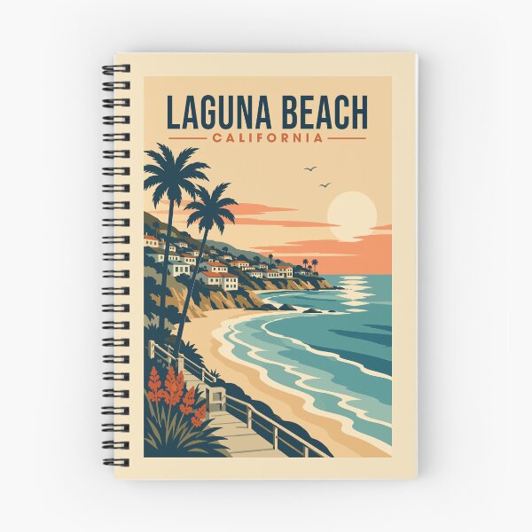 Item preview, The Laguna Beach Travel Poster designed and sold by rogue-design.