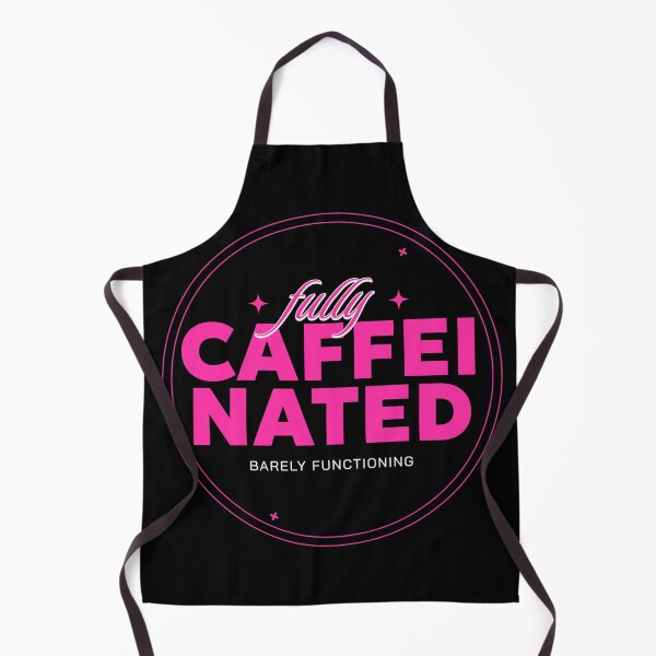 Item preview, Fully Caffeinated Barely Functioning Mom Badge designed and sold by Tired Mom Club Co.