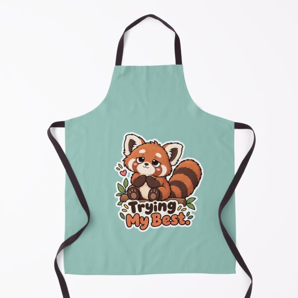 Item preview, Trying My Best. Cute Red Panda Meme | Relatable Red Panda Sticker designed and sold by BabyStark.