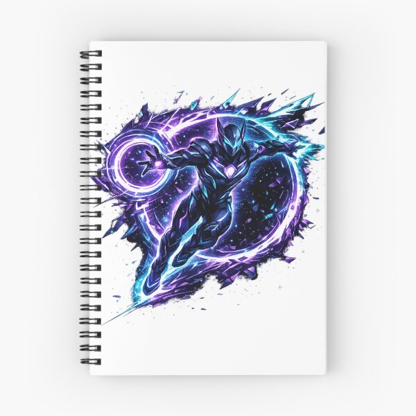Item preview, Cosmic Rift Warrior Purple Blue Space Energy Hero designed and sold by irfanshikh.