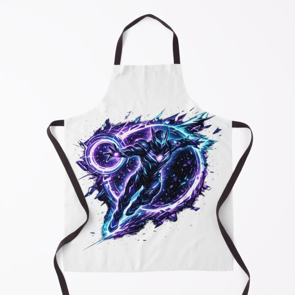 Item preview, Cosmic Rift Warrior Purple Blue Space Energy Hero designed and sold by irfanshikh.
